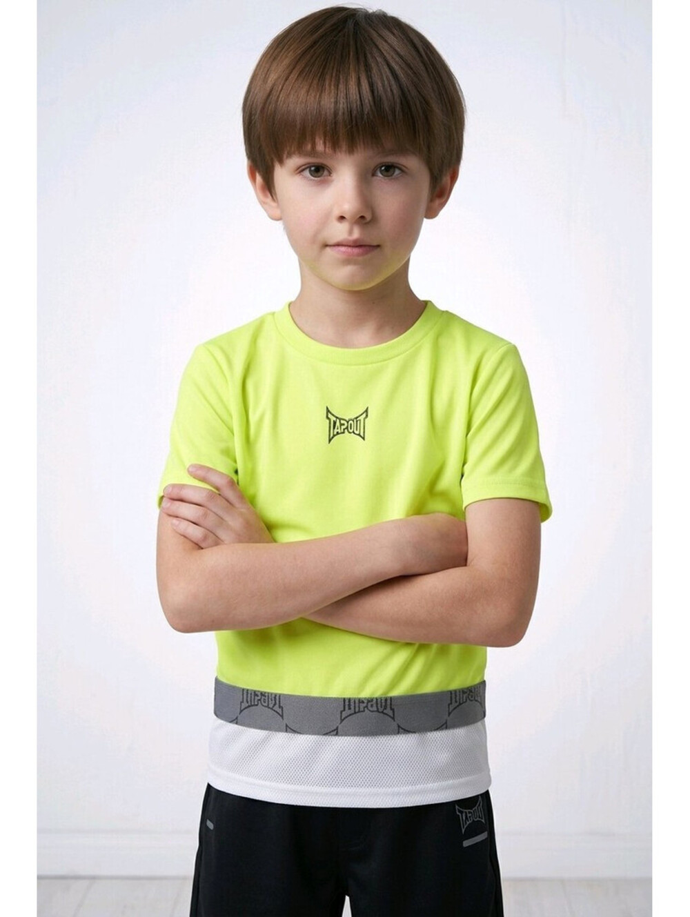 Tapout Boys Neon Performance T-Shirt sz 7